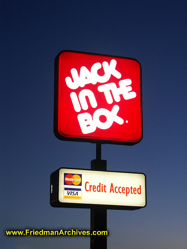 Jack In The Box Sign