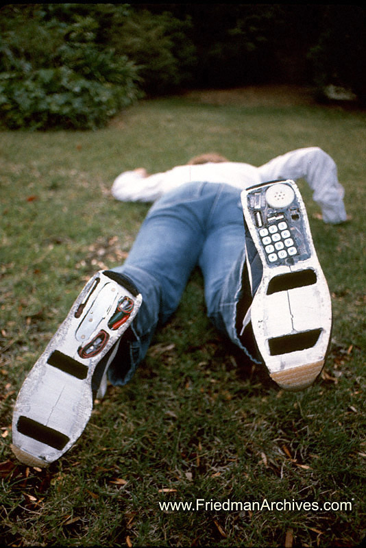 cell phone shoe