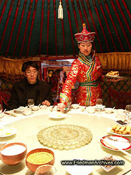 Mongolian Restaurant Serving