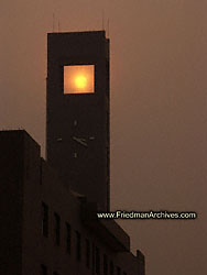 Sun in Clock Tower