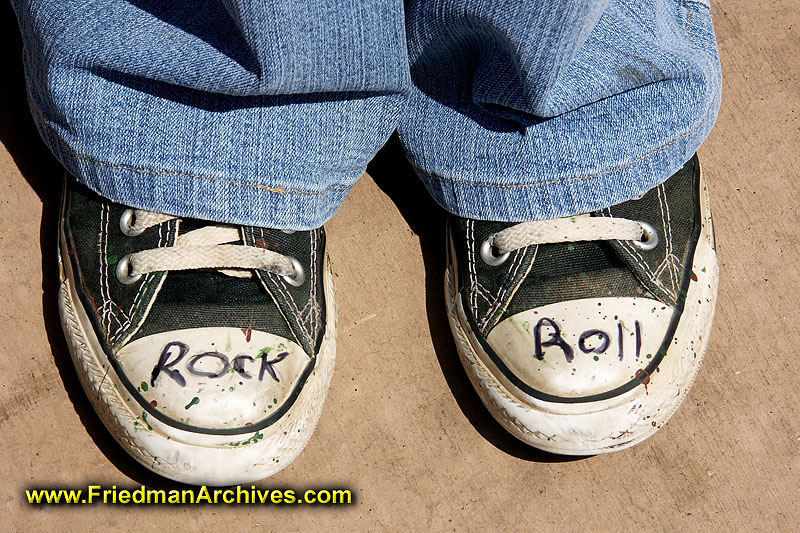 Rock 'n Roll Tennis Shoes
