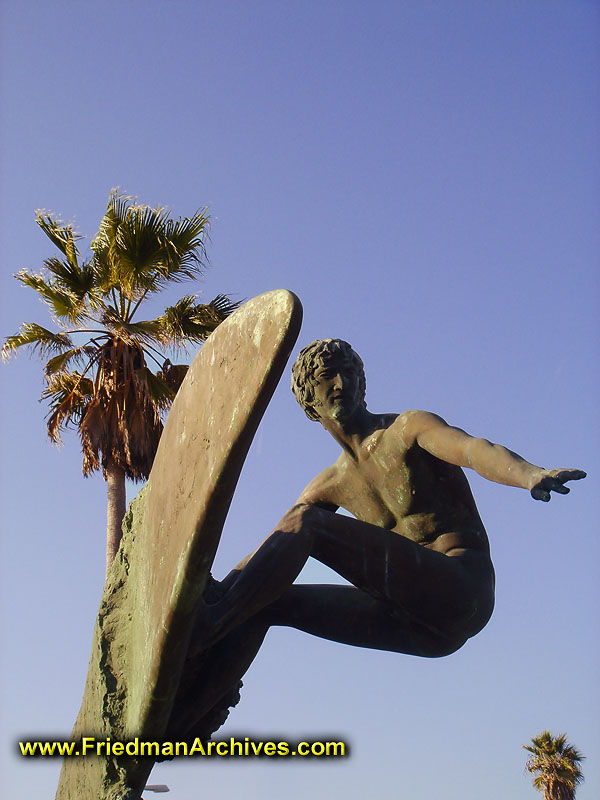 Surfer Statue 2