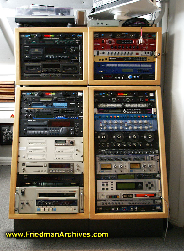 Audio Engineering Component Rack