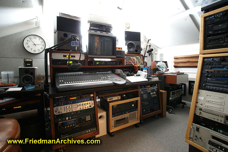 Audio control room