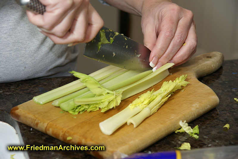 Cutting Celery