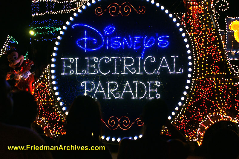 disneyland,disneyana,parade,lights,colorful,electric,icon,logo,