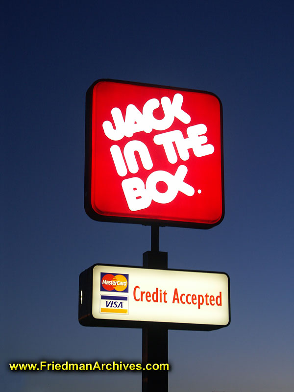 Jack in the Box Sign