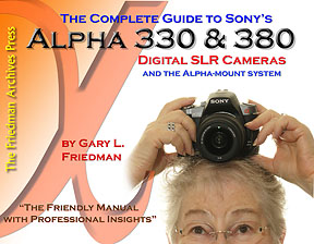 Sony DSLR Alpha A330 A380  Digital Camera User Guide Instruction  Manual 