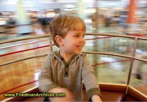Boy Spinning in Teacup