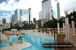 Buildings and Swimming Pool