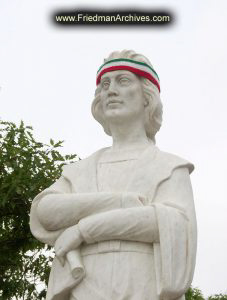 Columbus-Statue-with-Italian-Headban