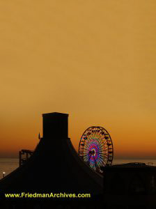 Ferris Wheel at Sunset (vertical)