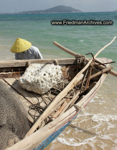 Fishing Boat and Yellow Hat