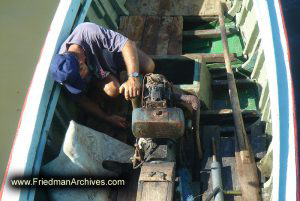 Fixing Engine in Boat