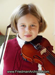 Girl and Violin