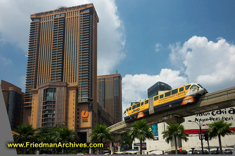 Monorail in Kuala Lumpur – The Friedman Archives – Stock Photo Images by Gary L. Friedman