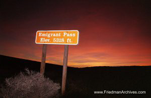 National Parks Emigrant Pass
