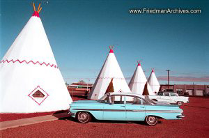 Wigwam and Blue Chevy