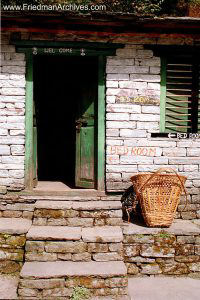 Nepal Images Basket and Door