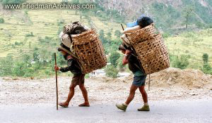 Nepal Images - Carrying Baskets