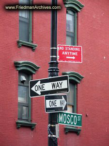Mosco Street Signs