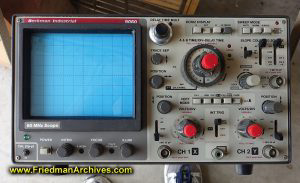 Oscilloscope cleaned up