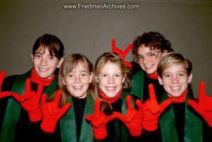 Red Hands Green Scarves