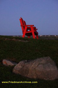 Red Wooden Chair