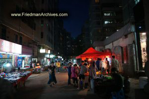 Street Vendor at Night