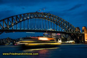 Sydney Harbor Bridge at Dusk