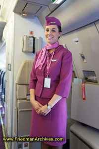 Wow! Airlines Flight Attendant Uniform