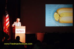 NASA, JPL, scientist, speaker,podium,voyager,neptune,encounter